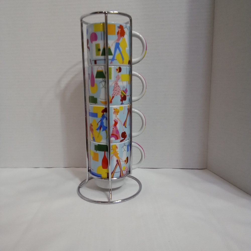 FineCasa stackable mugs